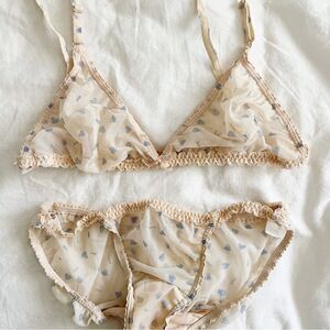 Vintage Authentic YSL Lingerie Set - Medium